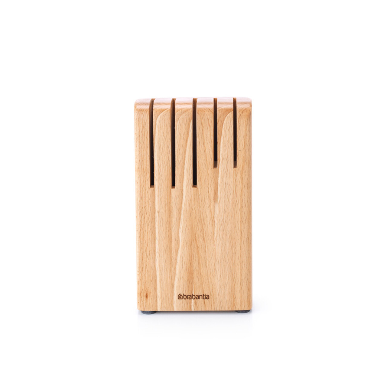 Suport pentru 5 cutite, Brabantia, Profile, 22.5x11.9x10.1 cm, lemn de fag, natural - imagine 5